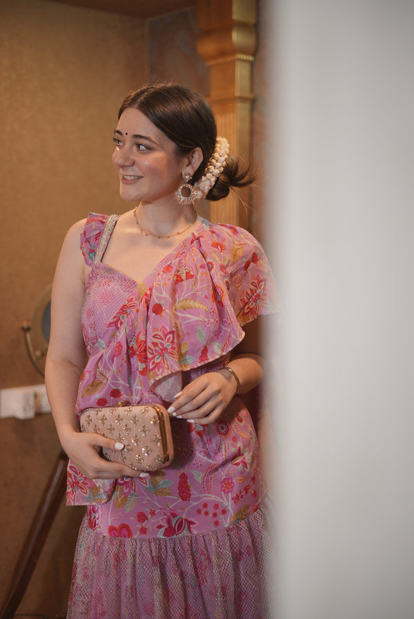Rose Amber Clutch