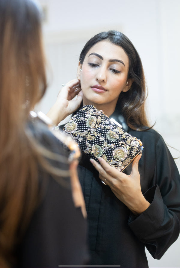 Paradise Paisley Clutch
