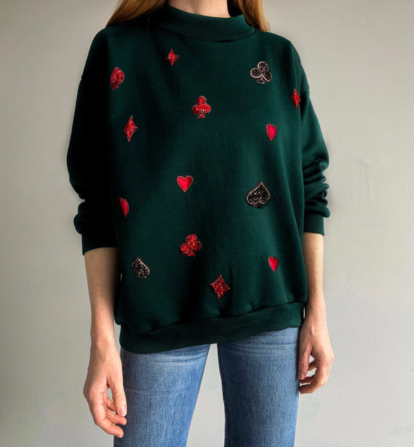 Queen of hearts Sweatshirt