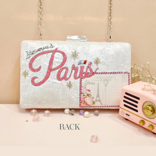 Paris Postalé clutch