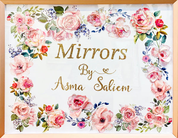 Personalised Floral Nameplates