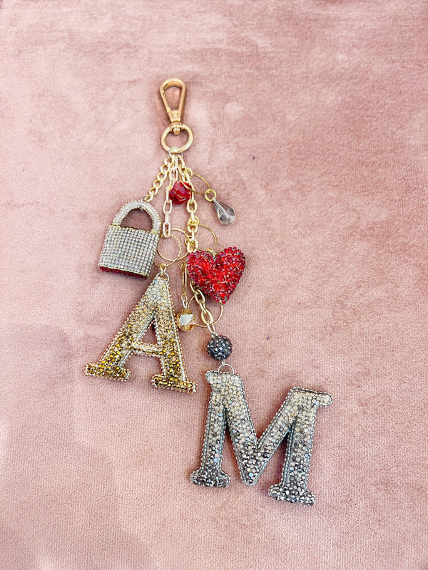 Double Letter Bag Charms