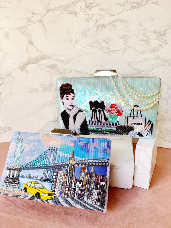 Tiffany Illustration Clutch